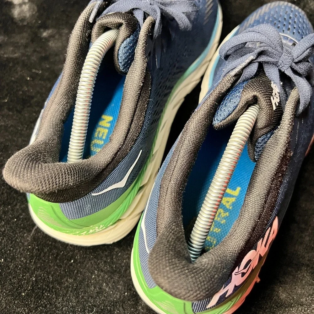 Hoka One One Clifton 7 1110508 MOAN Men's 11.5 Running Shoes Ocean Blue Sneakers